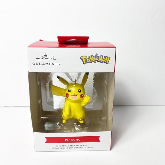 Hallmark Pokemon Pikachu Christmas Tree Ornament Decor Brand New in Box - Picture 1 of 3